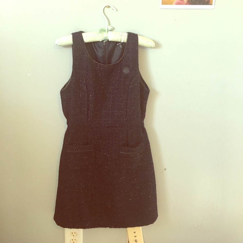 Navy blue Monteau pocket dress (vintage-inspired)